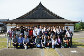 Group photo at O-shoin