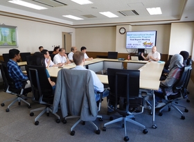 Discussion during the Final Report Meeting